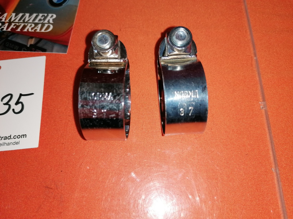 BMW R45 R65 78/85 R65G/S R80G/S 80/87 Schalldämpferklemme Krümmerschelle NEU OEM2
