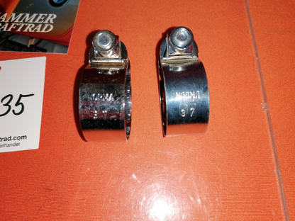 BMW R45 R65 78/85 R65G/S R80G/S 80/87 Schalldämpferklemme Krümmerschelle NEU OEM2