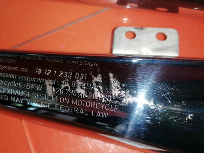 BMW R80 R100 Auspuff Endschalldämpfer ZEUNA NEU OEM 37408