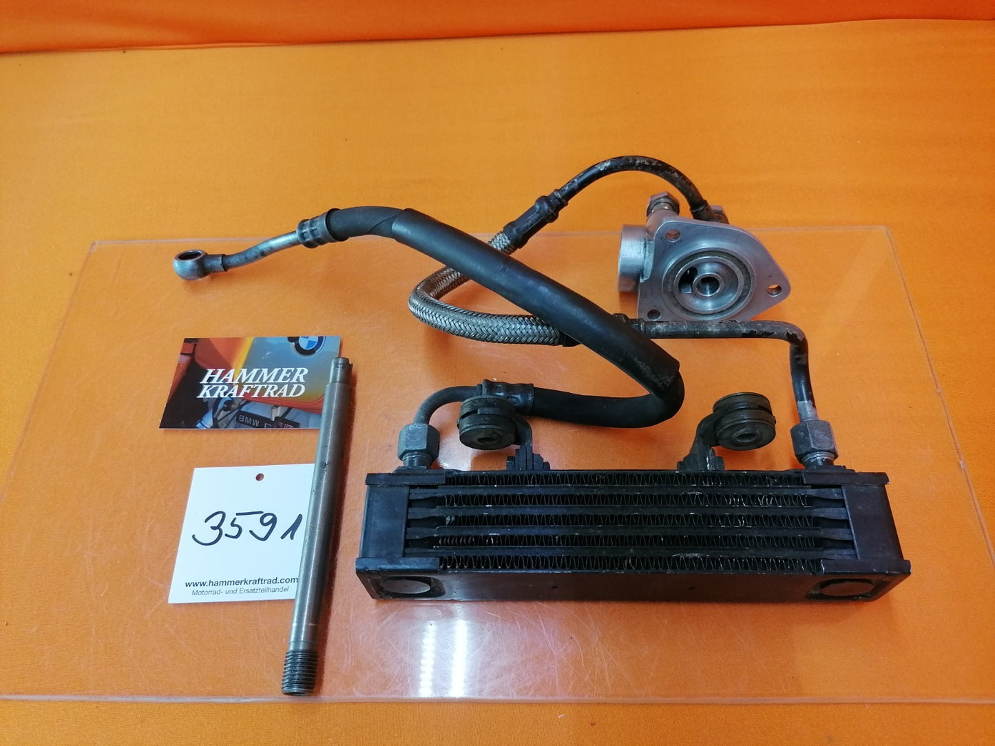 BMW R80GS R100GS Ölkühler Set HPN 35910