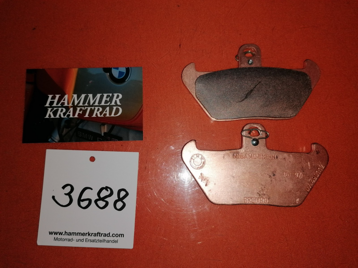 BMW K1100 K1200 R100R R1100S R1150GS Bremsbeläge BREMBO vorne NEU OEM 36880