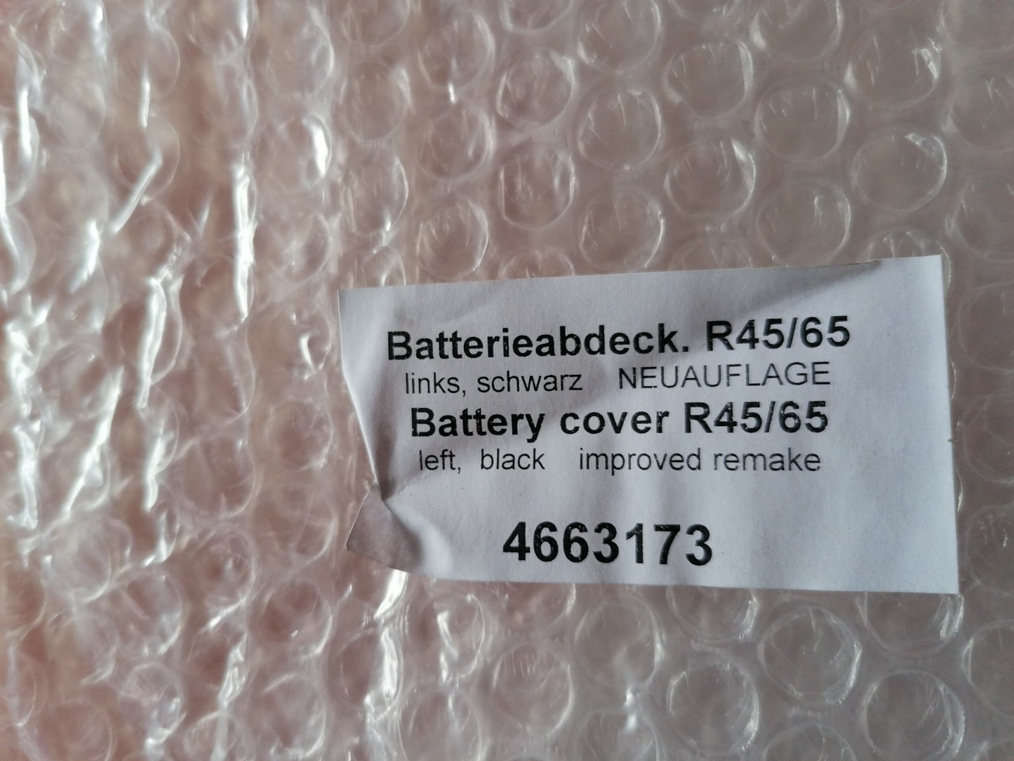 BMW R45 R65 Seitendeckel Batterieabdeckung rechts links 34796