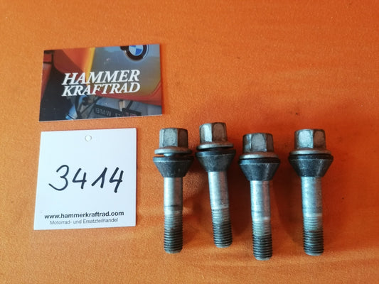 BMW R80 R100 R1100 Satz Radschrauben 60mm lang 34140