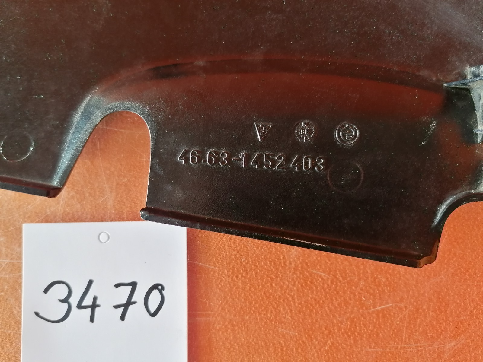 BMW R80 R100 Monolever Seitendeckel  Batterieabdeckung links 34702