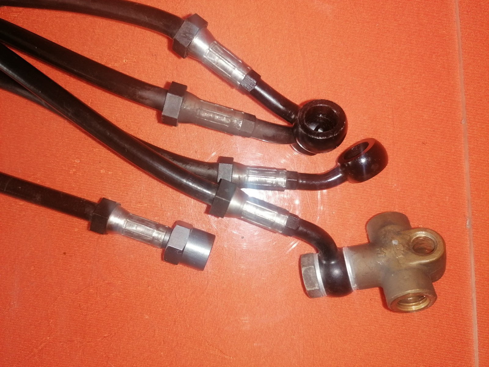 BMW R1100 GS Stahlflex Bremsleitungen ABS 33256