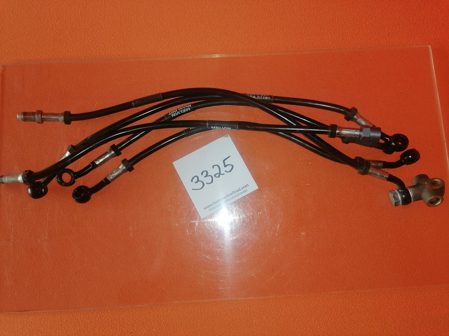 BMW R1100 GS Stahlflex Bremsleitungen ABS 33255