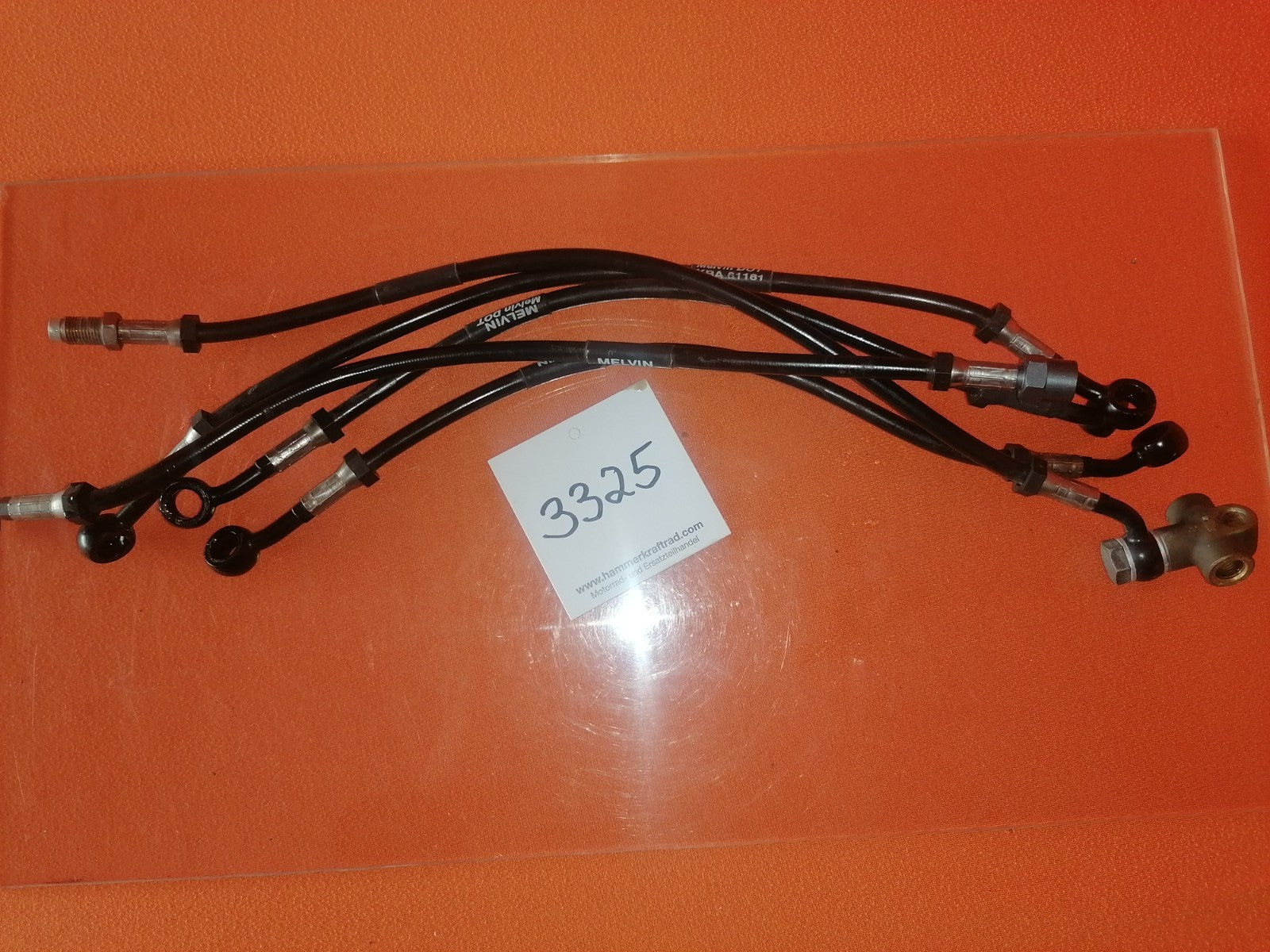 BMW R1100 GS Stahlflex Bremsleitungen ABS 33255