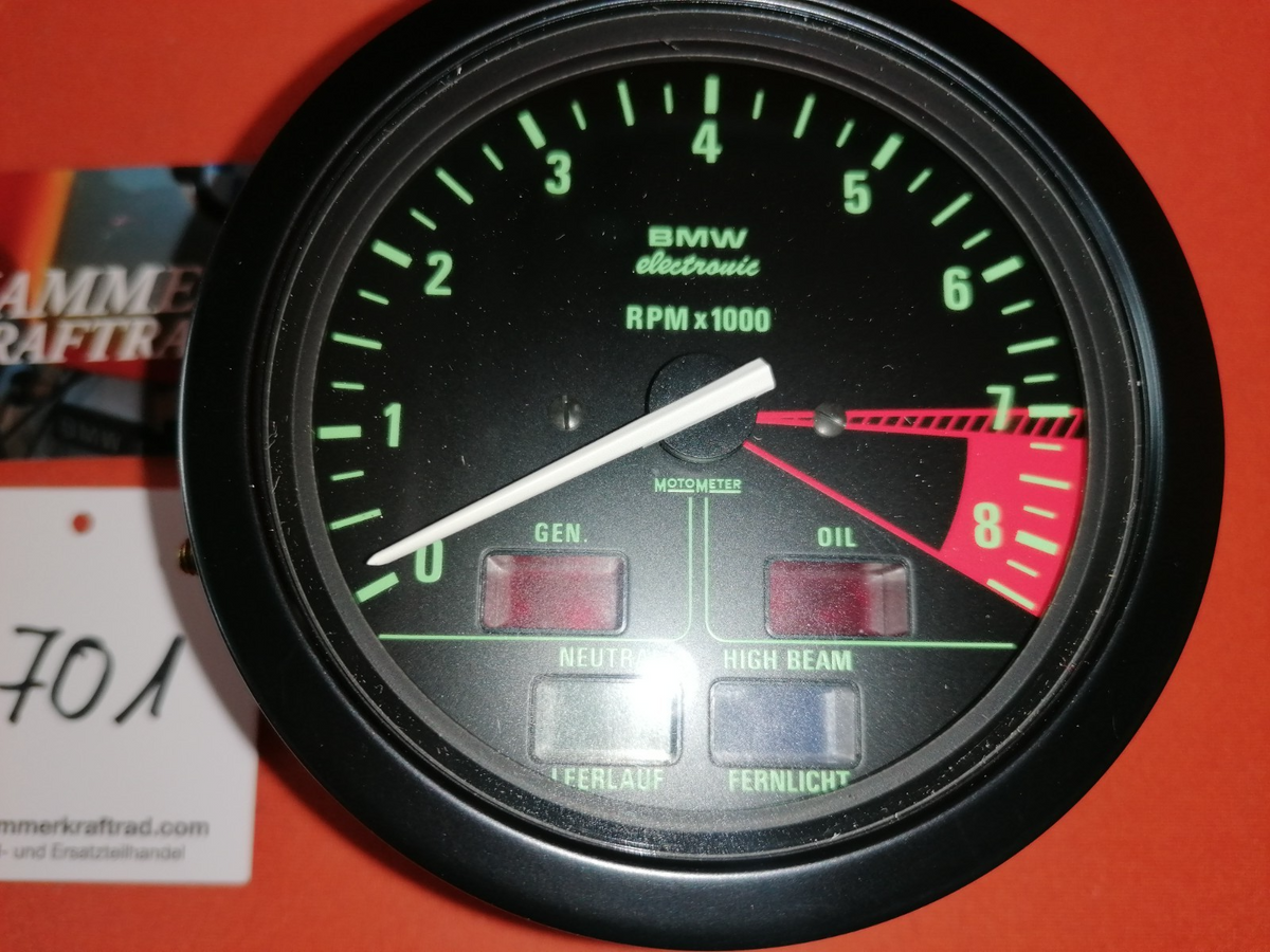 BMW R45 R65 R80 ST Drehzahlmesser NEU OEM 37011