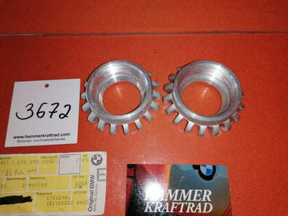 BMW R45 R65 Krümmermutter Sternmutter NEU OEM 36722