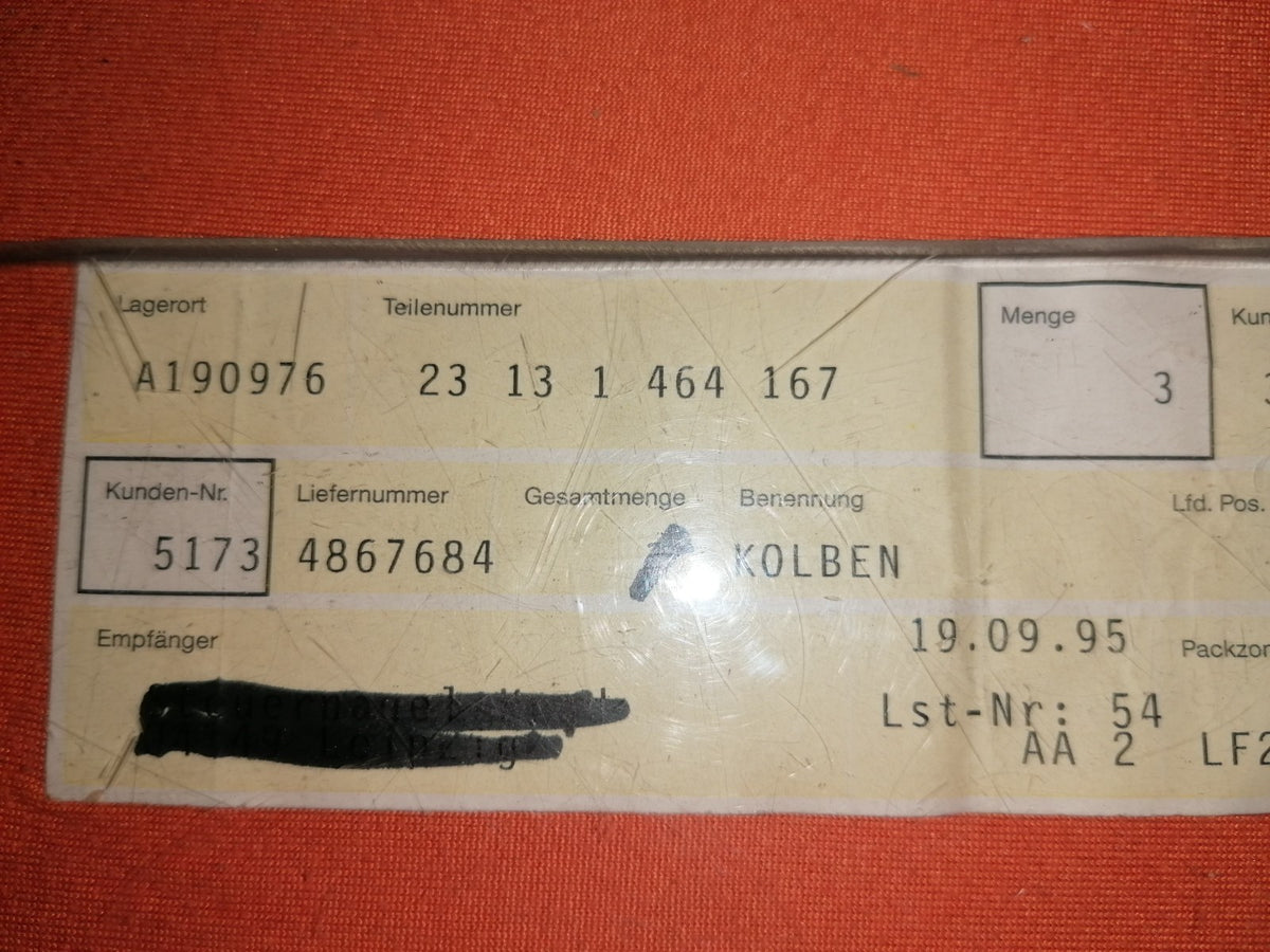 BMW R45 R65 R80 R100 K100 K75 K1100 Kolben Kupplungsausrücklager NEU OEM 37322
