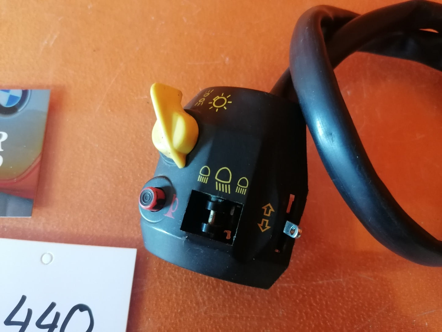 BMW R80 R100 Lenkerschalter links Teileträger DEFEKT   34404
